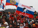 Российские биатлонистки выиграли бронзу в эстафете