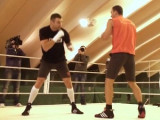Братья Кличко провели тренировочный бой друг с другом
