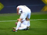 Футболист «Реала» пнул партнера во время матча