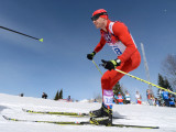Олимпийский чемпион финишировал на лыже Максима Вылегжанина