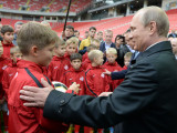 Путин посетил новый стадион «Спартака»