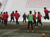 «Амкар» попросил болельщиков помочь убрать снег на стадионе