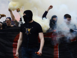 Украинских фанатов избили за пророссийские выкрики