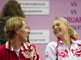 Шарапова и Кузнецова победили полек в Кубке Федерации