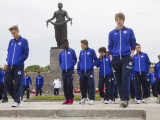 Футболисты немецкого клуба почтили память жертв блокады Ленинграда