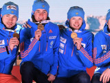 Путин поздравил российских биатлонистов с победой в эстафете на ЧМ