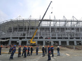 Строящие стадион «Ростов-Арена» рабочие устроили забастовку