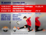 Чемпионат Смоленска по мини-футболу пройдет в эти выходные