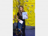Смолянка заняла первое место на турнире по скалолазанию в Москве